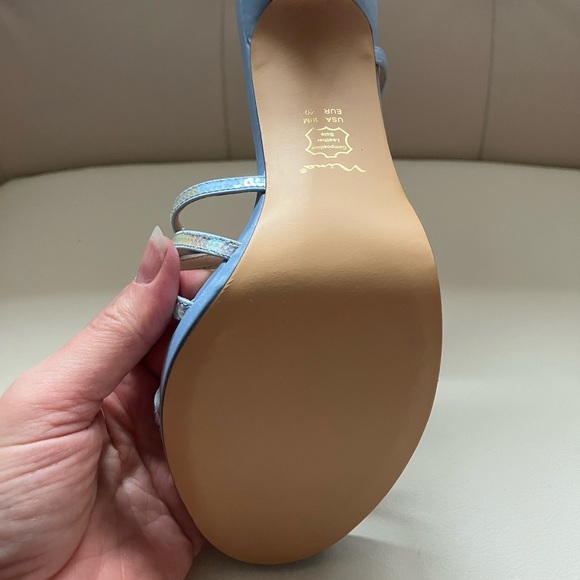 Blue sequin Nina heels - Picture 4 of 7